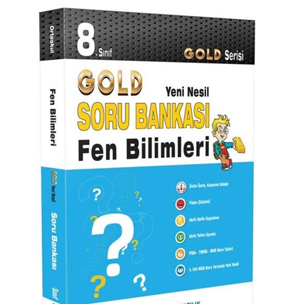 Mutlu Yayıncılık 8. Sınıf Gold Yeni Nesil Fen Bilimleri Soru Bankası