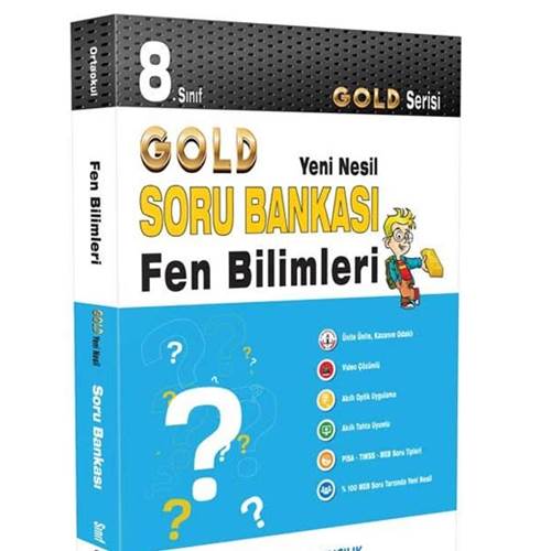 Mutlu Yayıncılık 8. Sınıf Gold Yeni Nesil Fen Bilimleri Soru Bankası