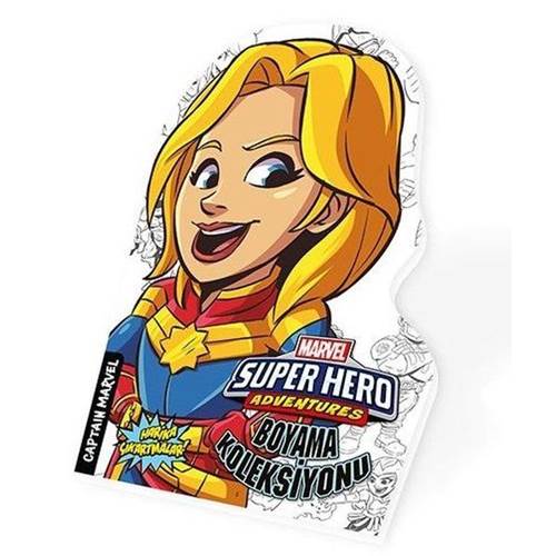 Captan Marvel Marvel Süper Kahramanlar Boyama Koleksiyonu