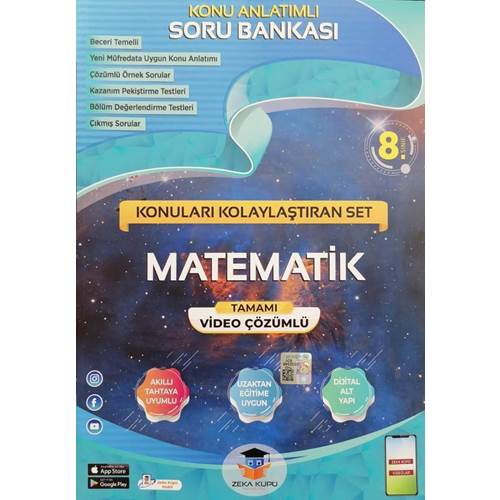 ZEKA KÜPÜ 8. SINIF 8.SNF MATEMATİK KONU ANLATIMLI S.B.