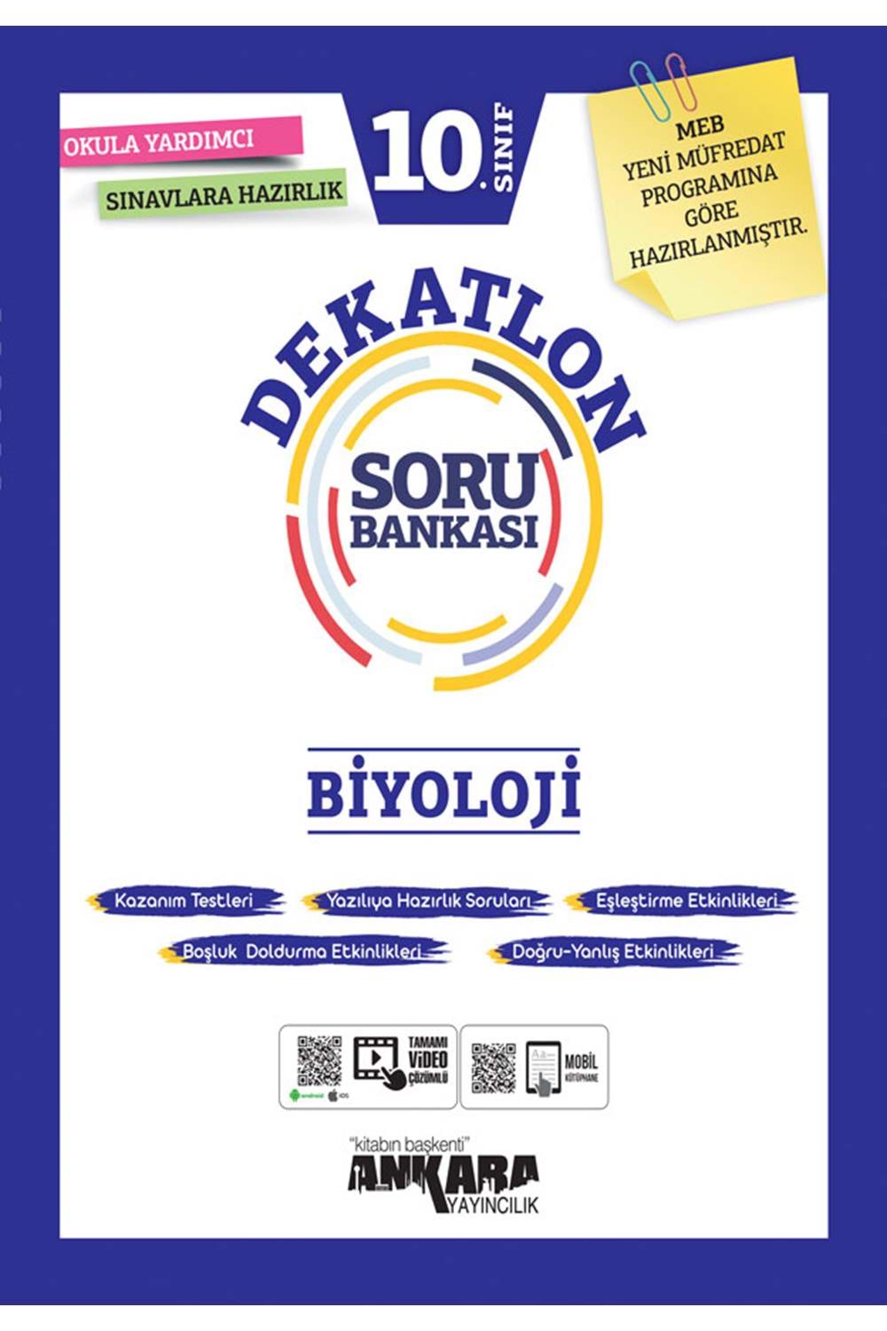 ANKARA 10.SINIF BİYOLOJİ DEKATLON SORU BANKASI