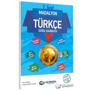 GEZEGEN 7.SINIF TÜRKÇE MADALYON TÜRKÇE Soru Bankası