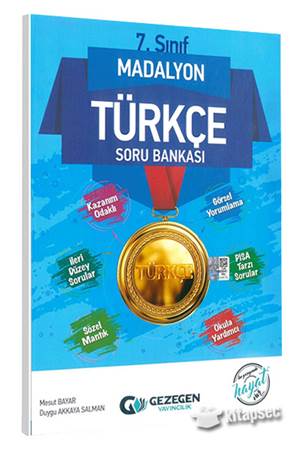 GEZEGEN 7.SINIF TÜRKÇE MADALYON TÜRKÇE Soru Bankası
