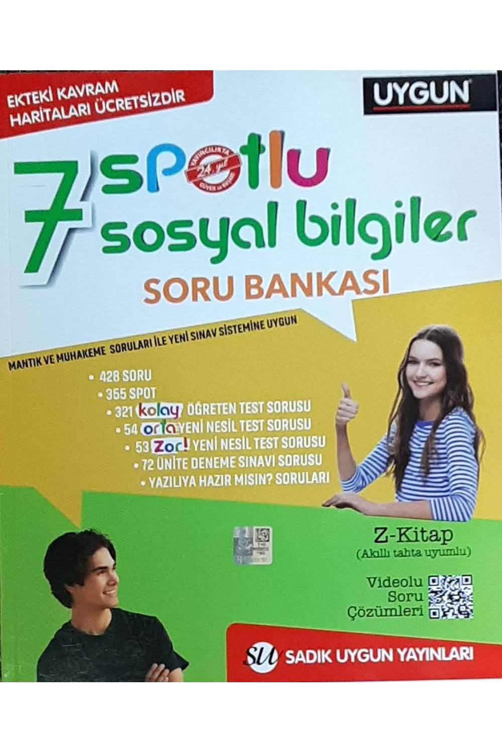 Sadık Uygun 7. Sınıf Spotlu Sosyal Bilgiler Soru Bankası