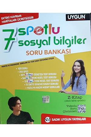 Sadık Uygun 7. Sınıf Spotlu Sosyal Bilgiler Soru Bankası