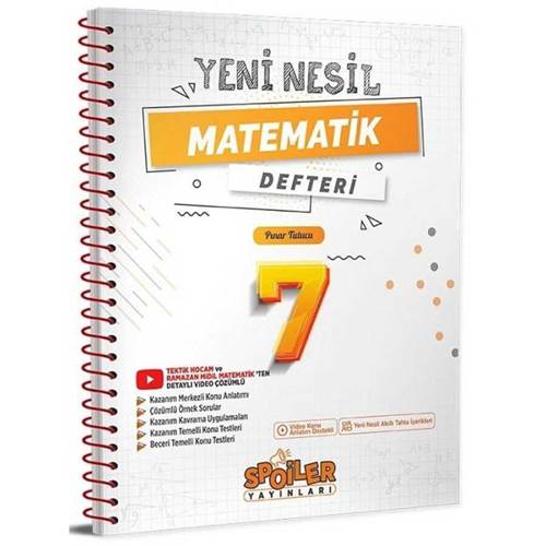 SPOİLER 7.SINIF DEFTER MATEMATIK (24-25)