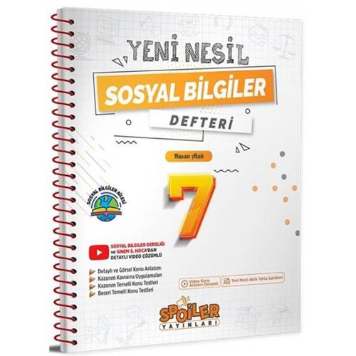 SPOİLER 7.SINIF DEFTER SOSYAL BILGILER (24-25)