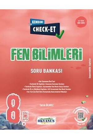 8. Sınıf Kendini Check - Et Fen Bilimleri Soru Bankası