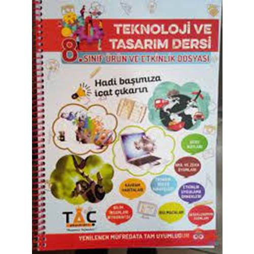 TAÇ 8. SINIF TEKNOLOJİ VE TASARIM DERSİ ÜRÜN VE ETKİNLİK AKILLI DEFTER