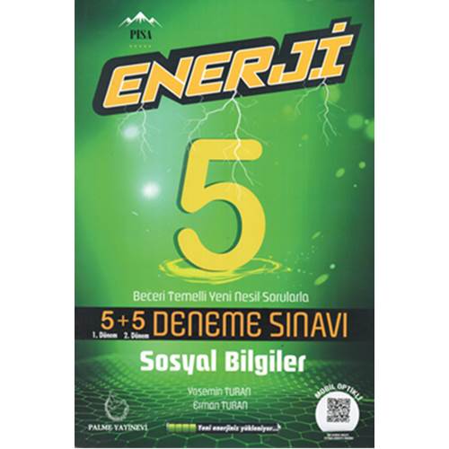 5. Sınıf Enerji Sosyal Bilgiler 5+5 Deneme Sınavı