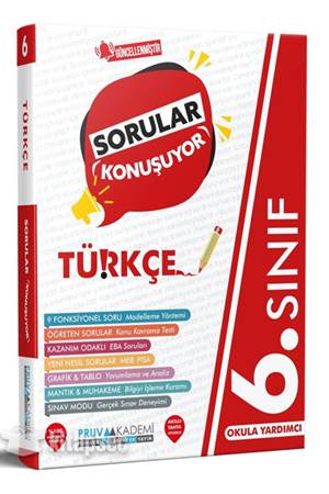 PRUVA 6. SINIF SORULAR KONUŞUYOR TÜRKÇE