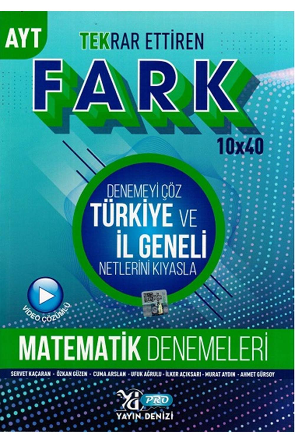 Yayın Denizi Yayınları AYT Matematik Fark Tekrar Ettiren Denemesi