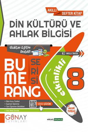 Günay 8. SINIF Bumerang Etkinlikli Din Kültürü ve Ahlak Bilgisi
