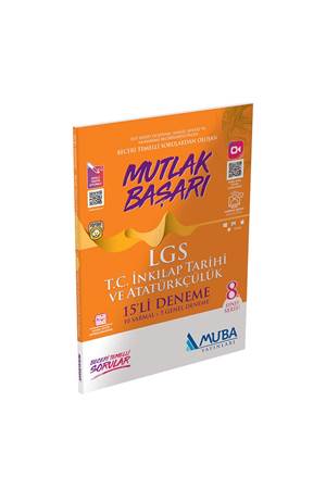Muba Yayınları 8. Sınıf LGS T.C. İnkılap Tarihi ve Atatürkçülük 15 li Deneme