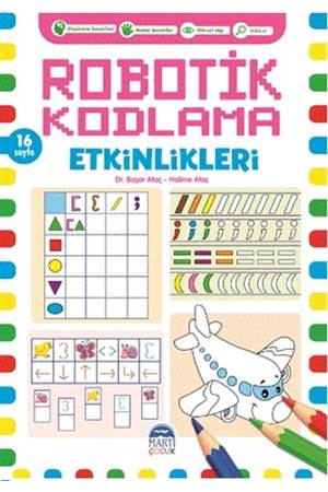 Robotik Kodlama Etkinlikleri - 16 Sayfa - Mavi