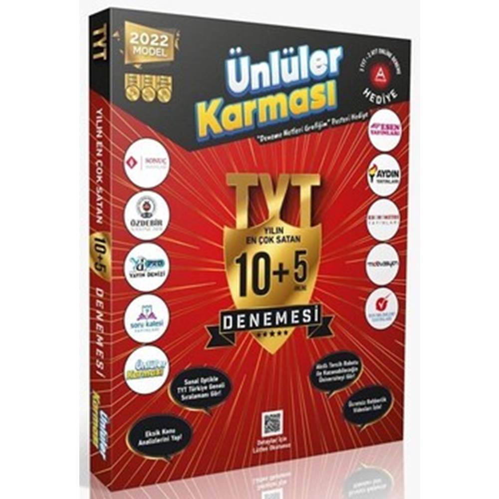 Ünlüler Karması 2022 TYT 10 + 5 Deneme