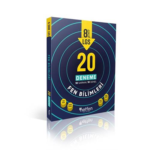 NETFEN 8. SINIF FEN BİLİMLERİ 20 DENEME (10 SARMAL+10 GENEL)