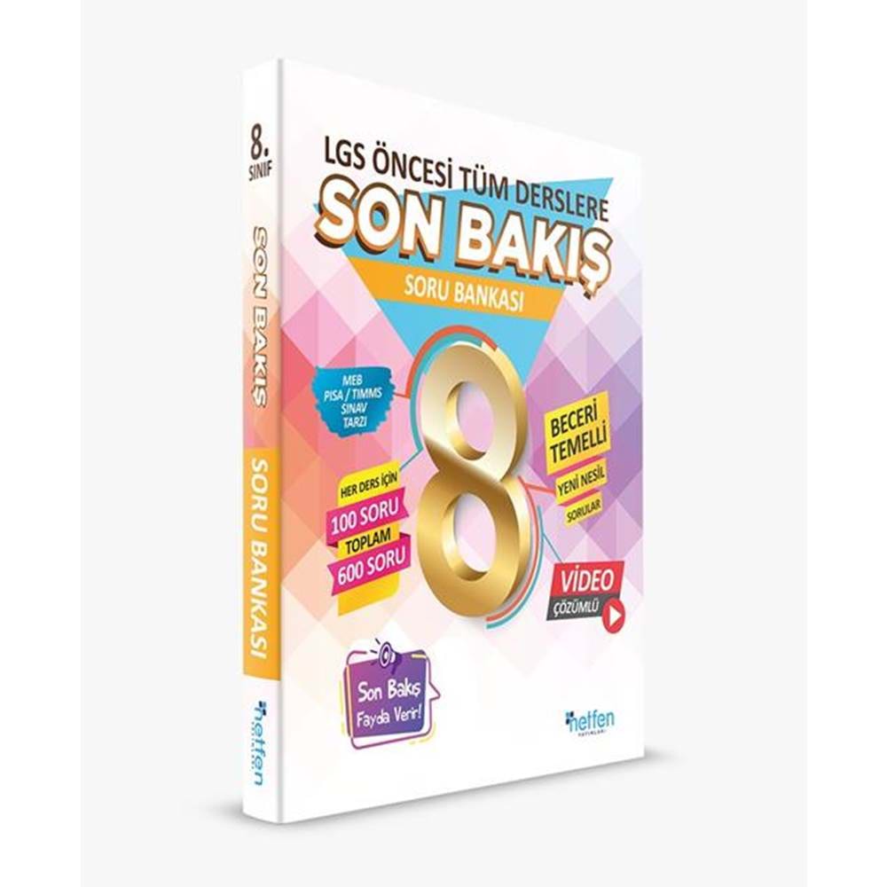 NETFEN 8. SINIF LGS ÖNCESİ TÜM DERSELERE SON BAKIŞ SORU BANKASI