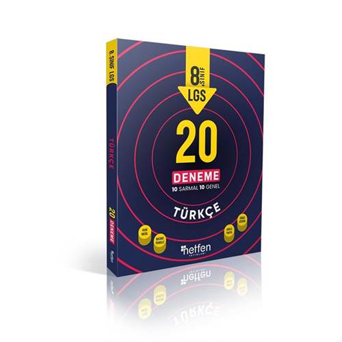 NETFEN 8. SINIF TÜRKÇE 20 DENEME (10 SARMAL+10 GENEL)