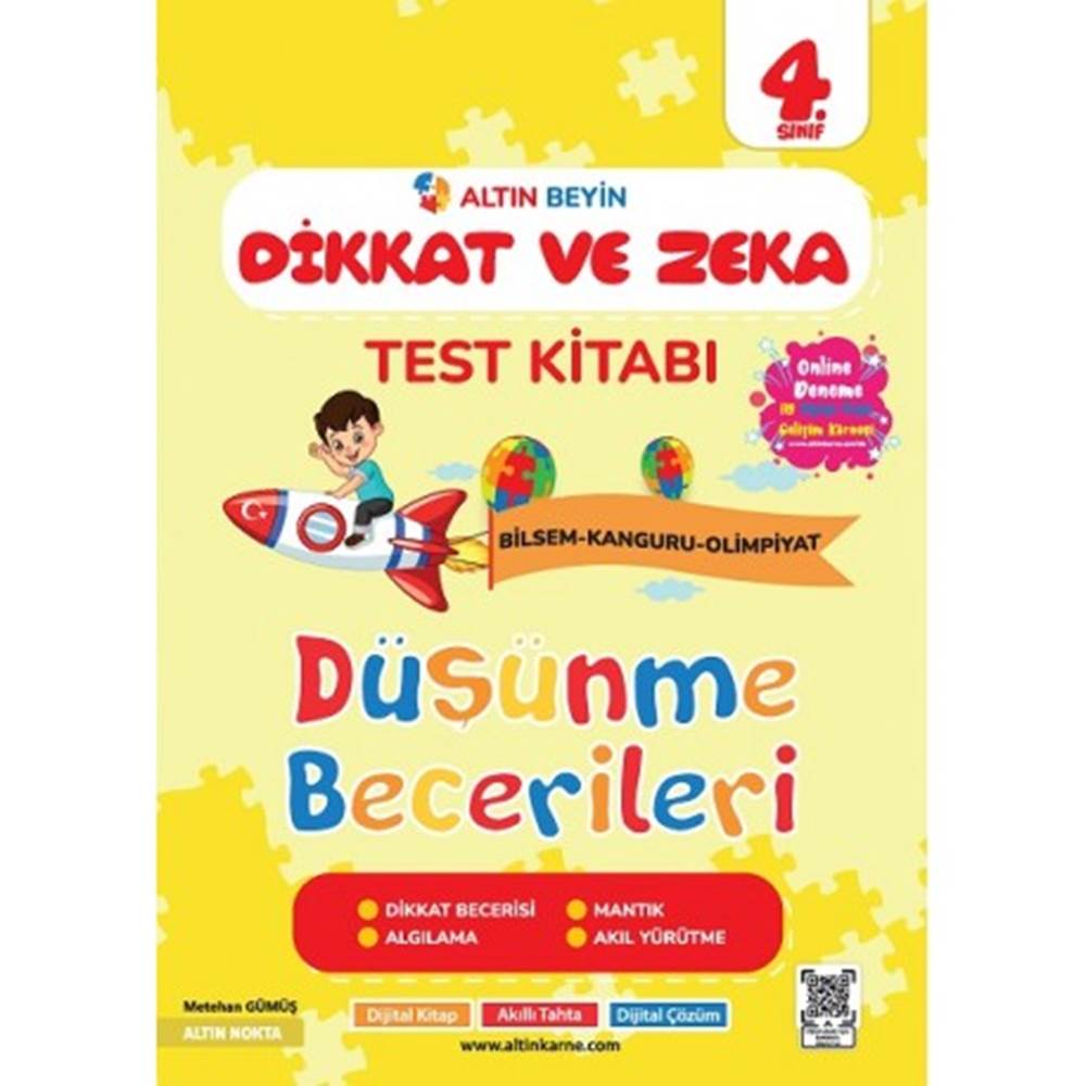 4. SINIF ALTIN BEYİN DİKKAT VE ZEKA KİTABI