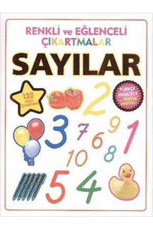 Renkli ve Eğlenceli Çıkartmalar - Sayılar