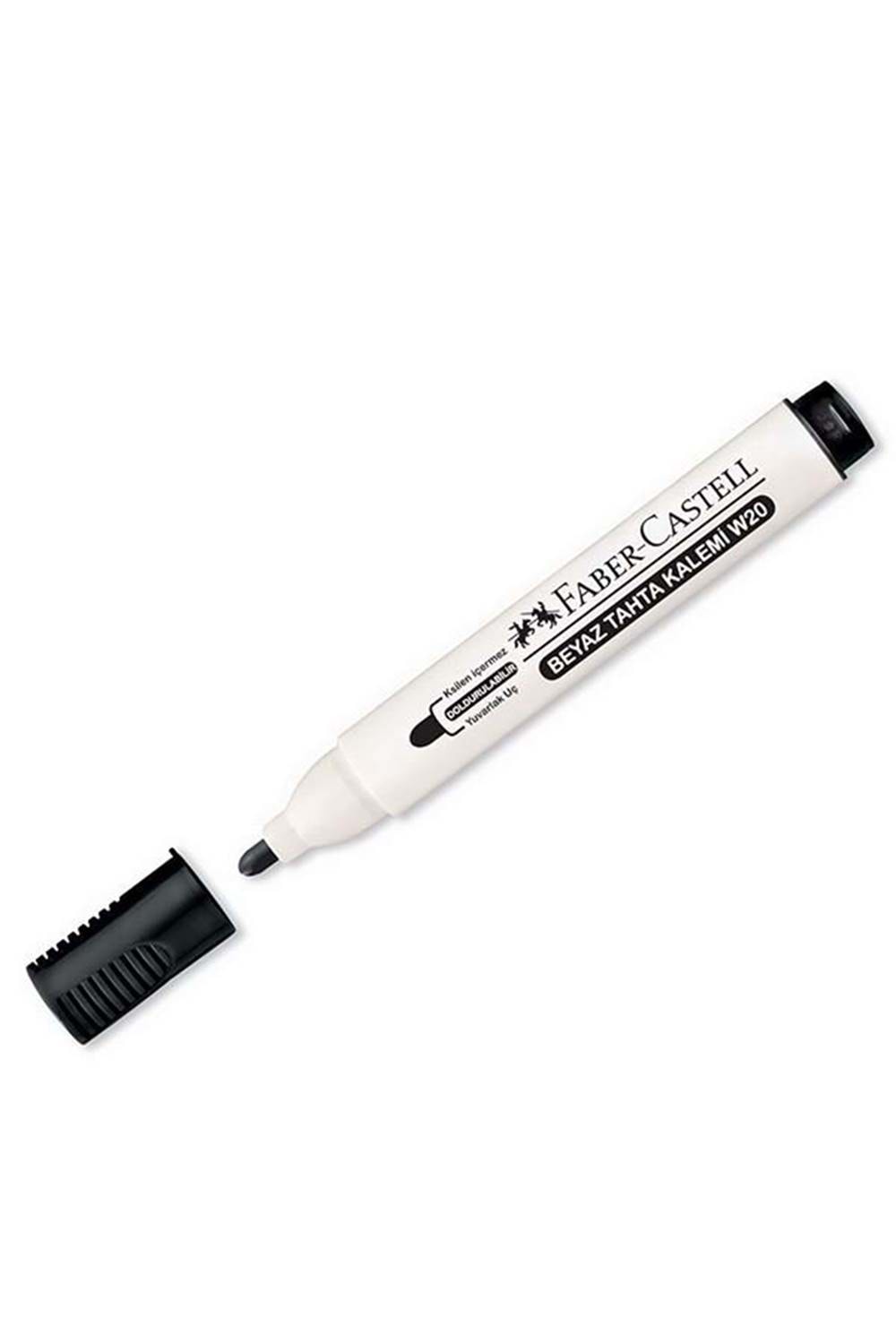 Faber-Castell Beyaz Tahta Kalemi W20, Siyah,