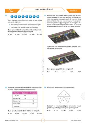 Doktrin Yayınları TYT Sıfırdan Sonsuza Matematik 10 lu Deneme (Video Çözümlü) / Çek Koparlı