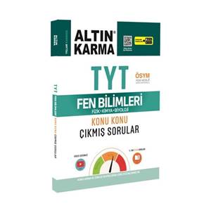 Altın Karma TYT Fen Bilimleri Konu Konu Çıkmış Sorular