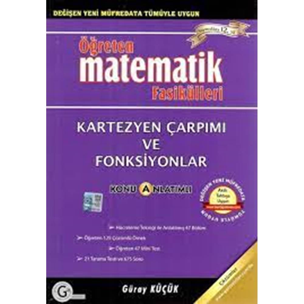 Öğreten Matematik Fasikülleri : Kartezyen Çarpımı, Bağıntı Ve Fonksiyonlar Konu Anlatımlı