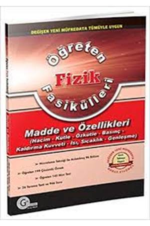 Gür Yayınları Öğreten Fizik Fasikülleri Madde ve Özellikleri