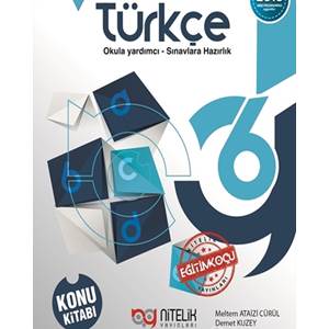 Nitelik 6.Sınıf Türkçe Konu Kitabı