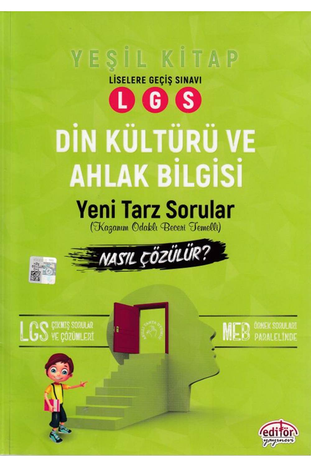 Editör Yayınevi LGS Din Kültürü ve Ahlak Bilgisi Yeni Tarz Mantık Muhakeme Soruları Nasıl Çözülür Yeşil Kitap