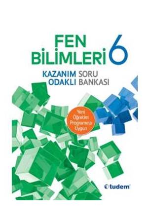 Tudem Eğitim 6.Sınıf Fen Bilimleri Kazanım Odaklı Soru Bankası