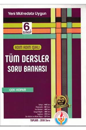 Adım Adım Işıklı 6.Sınıf Tüm Dersler Soru Bankası (Yeni)