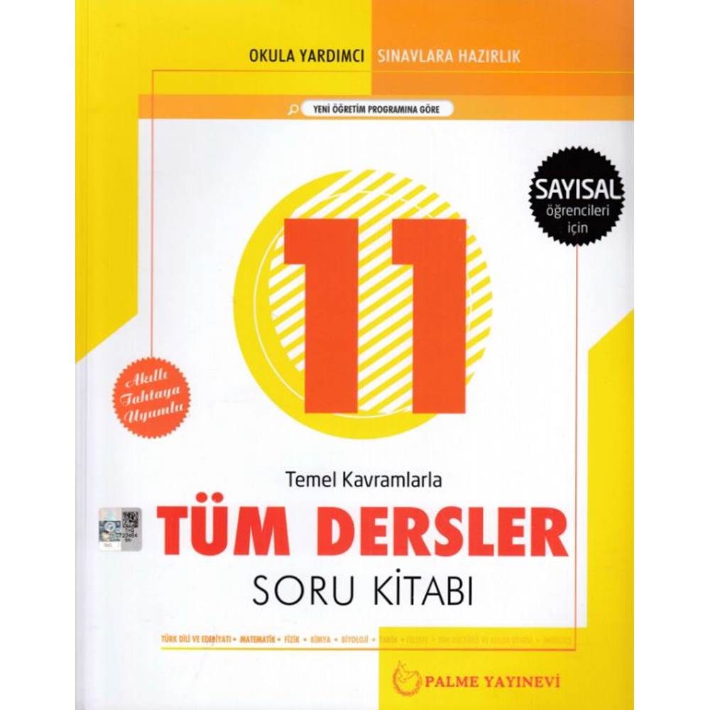 PALME 11.SINIF TÜM DERSLER SORU (SAYISAL)*YENİ*