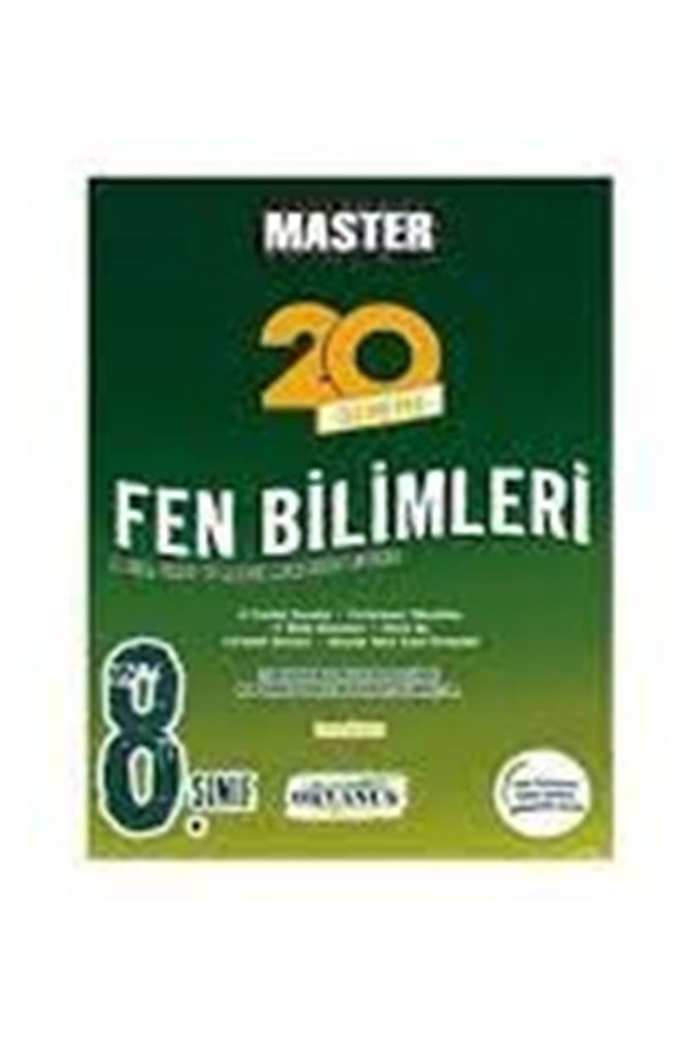 Okyanus 8. Sınıf Master 20 Fen Bilimleri Denemesi