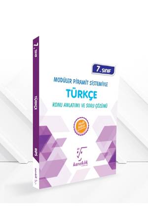 KAREKÖK 7.SINIF TÜRKÇE KİTABI MPS (MODÜLER PİRAMİT SİSTEMİ)
