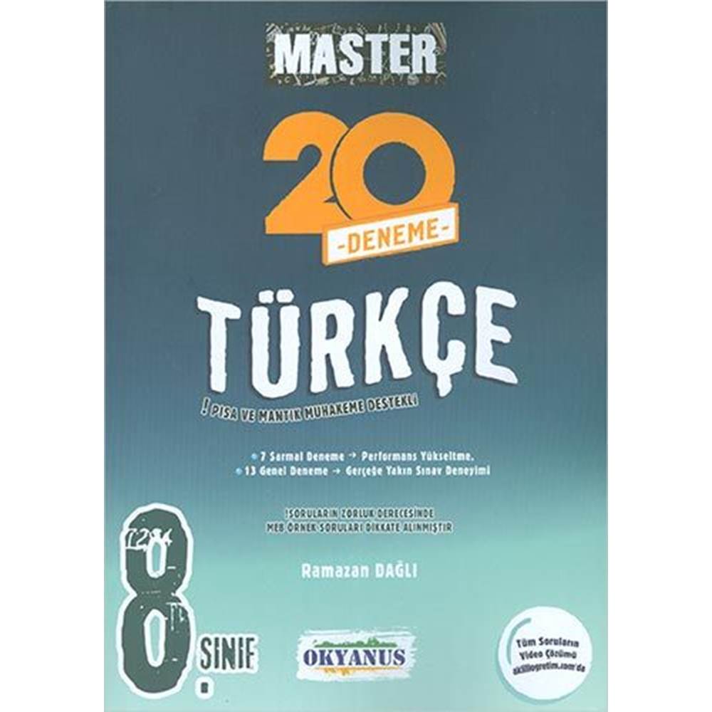 Okyanus 8. Sınıf Master 20 Türkçe Denemesi