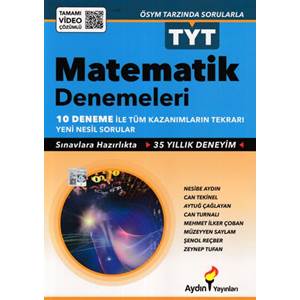 Aydın Tyt Matematık 10 Fasıkül Deneme