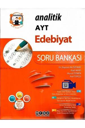 Merkez Yayınları AYT Edebiyat Analitik Soru Bankası