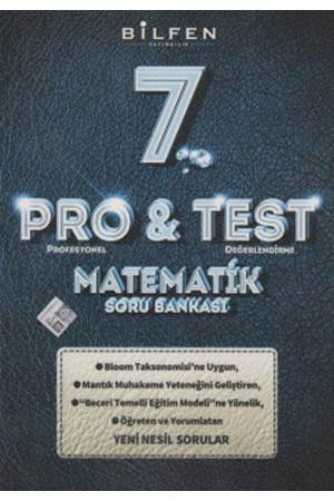 BİLFEN 7. SINIF PRO&TEST MATEMATİK SORU BANKASI