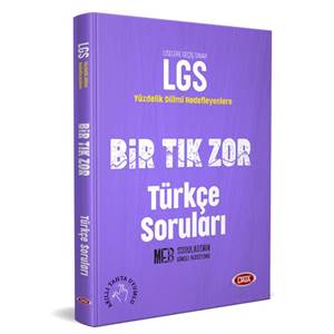 Data Yayınları LGS Bir Tık Zor Türkçe Soruları