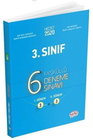 Editör 3. Sınıf Fasiküllü 6 Deneme Sınavı