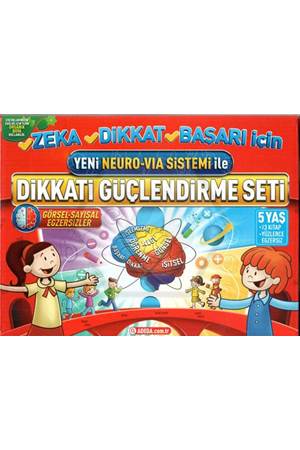 Dikkati Güçlendirme Seti Anasınıfı – 5 Yaş- Neuro-Via