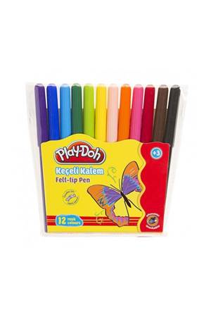 PLAY-DOH KEÇELİ KALEM 2 MM. 12 RENK (PVC)