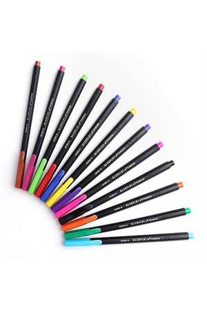 GIPTA FINELINER KALEM 0.4 PVC BLİSTER ÜÇGEN 12L