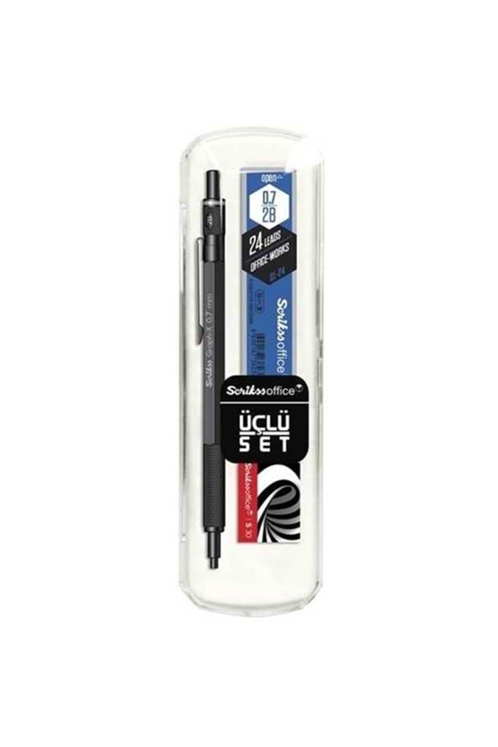 GRAPH-X 3'LÜ SET 0.7 MM MAT SİYAH